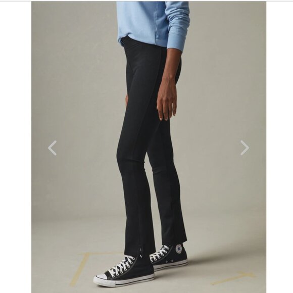 American Giant - Women's Ponte Kick Flare Pants in Black, size 14. - Picture 2 of 9